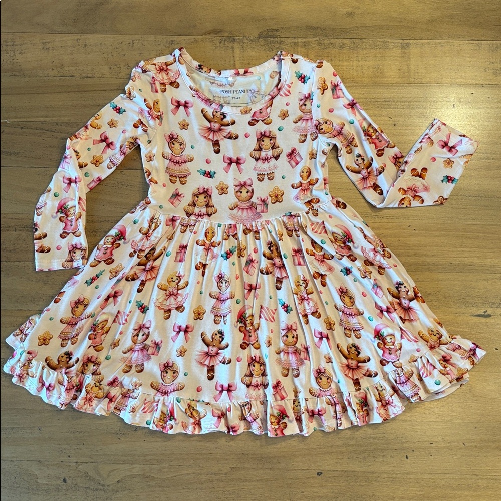 Posh Peanut Pink “Ginger Posh” Twirl Dress